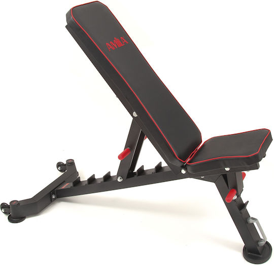 AMILA Gym Bench AWB800 Einstellbar Workout-Bank Unterleib
