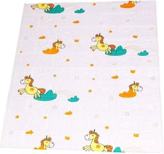 Autocolant Decorativ 3D Pentru Perete Copii Din Spumă 70x77cm 10 Bucăți