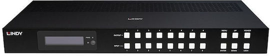 Lindy 8x8 Hdmi 8k60 Матрица Hdmi Разпределител