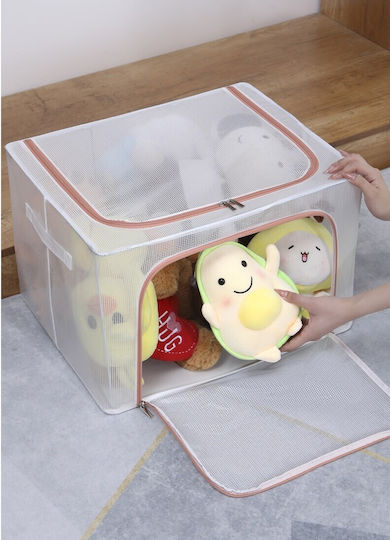 Cutie De Depozitare Pentru Copii Din Plastic Roz 60x42x40cm 132516