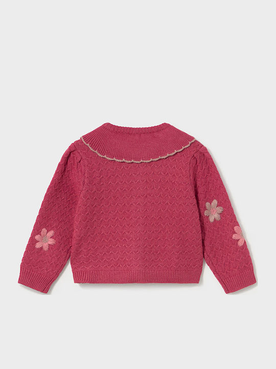 Kids Knitted Pink Cardigan