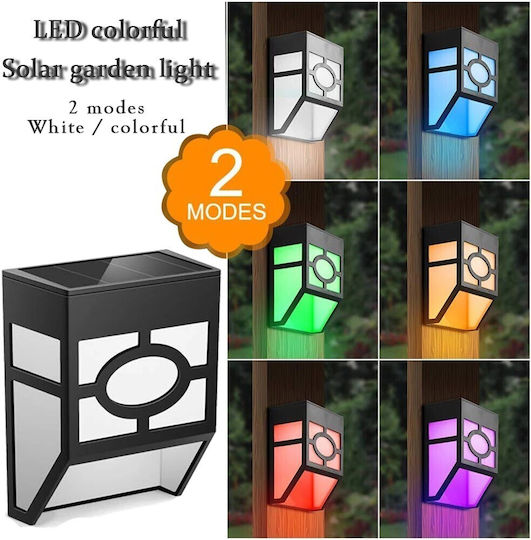 Set of 4 Solar Lights with Cold White Light 5000K IP65 11.8x8.6x5cm