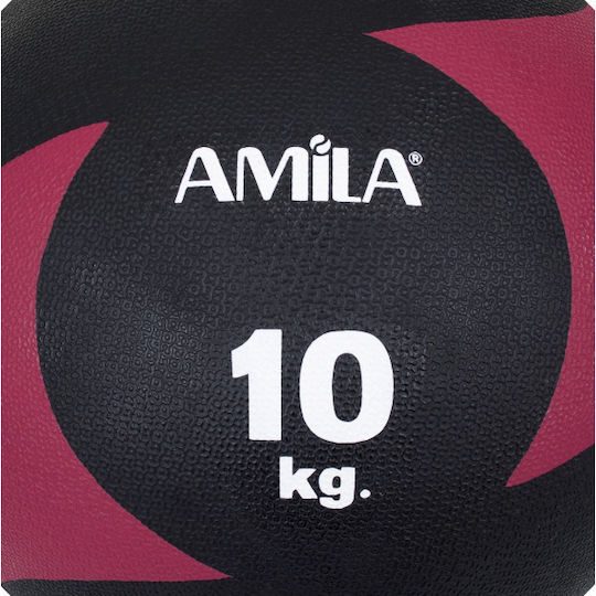 AMILA Топка Медицина 27см , 10кг в Черен Цвят