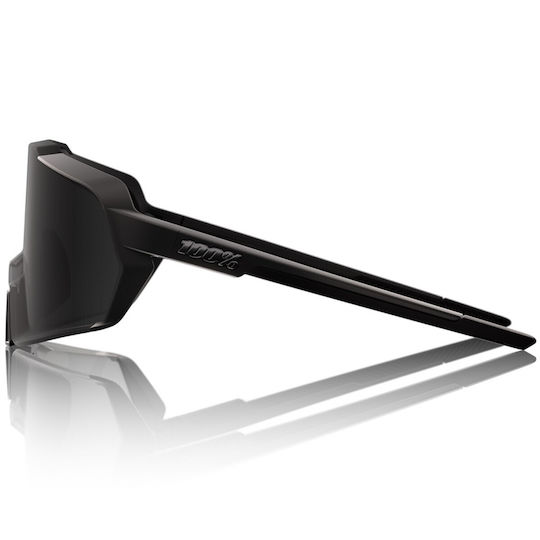 100% Cycling Glasses Korbin with Black Frame & Mirror Lenses
