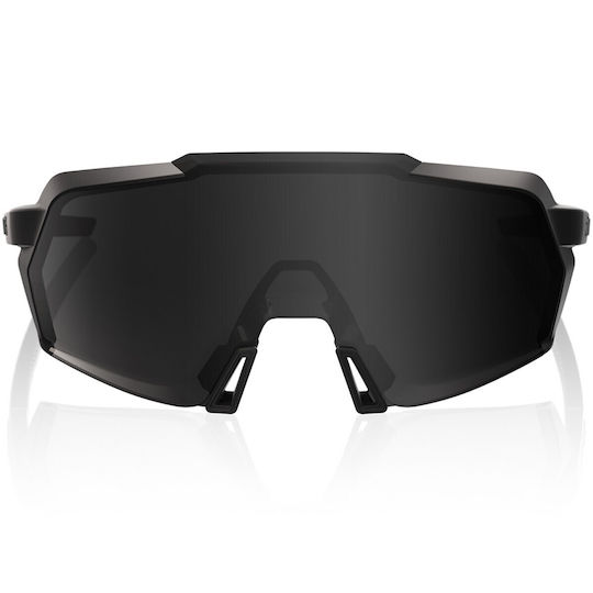 100% Cycling Glasses Korbin with Black Frame & Mirror Lenses