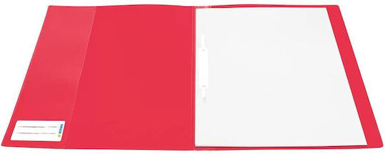 Herma Schnellhefter A4 Roter Transparenter Pp 3 Stück