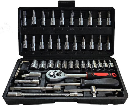 Set Chei Universale Cu Soclu 46 Bucăți