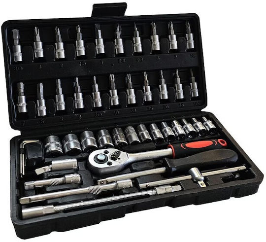 Set Chei Universale Cu Soclu 46 Bucăți