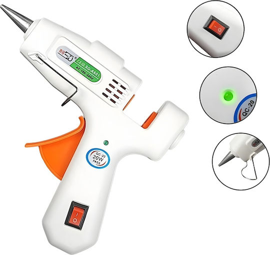 Pistol de lipit 20W pentru baghete de silicon 7mm