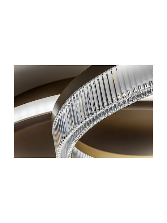 Rabalux Smart Deckenleuchte montieren 53,5cm Gold mit Integrierte LED und Fernbedienung