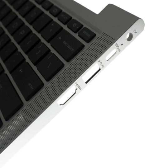 Tastatură Laptop Keyboard Palmrest Hp Probook 430 G8 2v654av 2v656av 2v658av 630 G8 1y4z6av 2m025av 2m026av M21188-001 M24295-001 M49527-041 6037b0167101 Us Backlight Argintiu Cod 40992uspalmbl