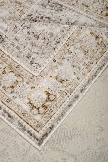 Biokarpet Senbrun 9311α S Бял P Златен 80x150