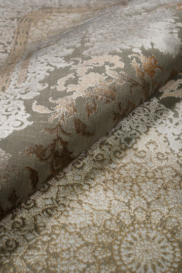 Biokarpet Wohnzimmer Teppich Arcadia 7103a Crem Braun 80x150