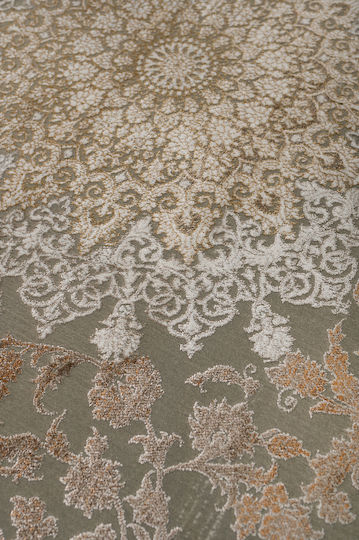 Biokarpet Wohnzimmer Teppich Arcadia 7103a Crem Braun 80x150