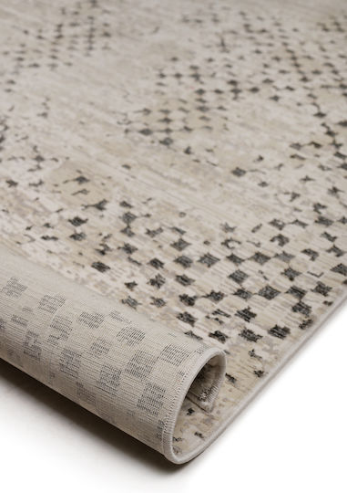 Biokarpet Wohnzimmer Teppich Senbrun 9305a Weiß P Vison 140x200