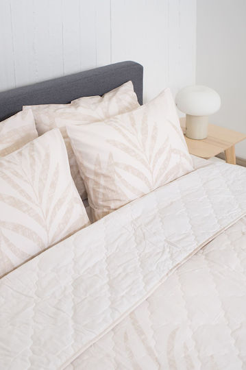 Biokarpet Home Nordic 851 Tampere Beige Coverlet Single 160x240 Cm