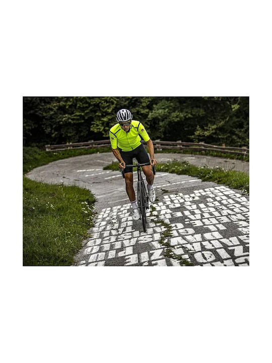 Castelli Jachetă Cortavânt Pentru Ciclism Pentru Bărbați Mâneca Scurtă Portocalie