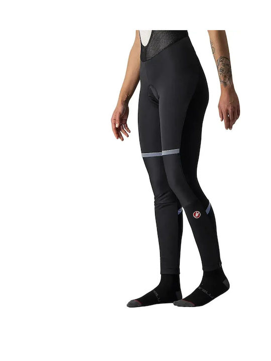 Castelli Pantaloni De Ciclism Pentru Femei Cu Bretele Negri