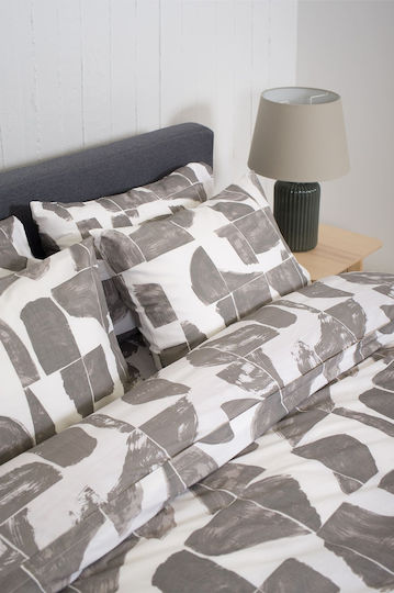 Biokarpet Home Nordic 855 Malmo Grau Bettbezüge Set Bettbezug Übergröße