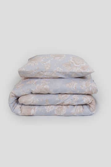 Viokarpet Duvet Cover Diamond 253 Pearl Light Blue Set Duvet Cover Super King
