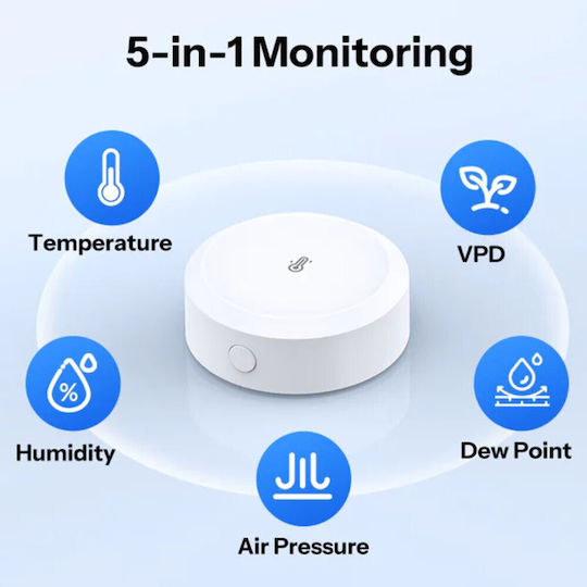Sonoff Сензор за температура - влажност На батерия Wi-Fi, Bluetooth & ZigBee
