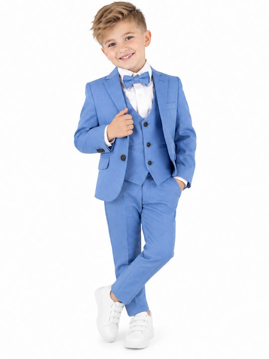 Kids' Suit Winter 5pcs Light Blue