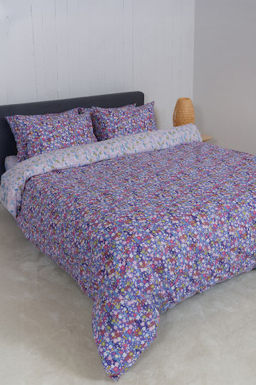 Viokarpet Duvet Cover Naf Naf Summit 155 Elbrus Lilac Set Duvet Cover Single