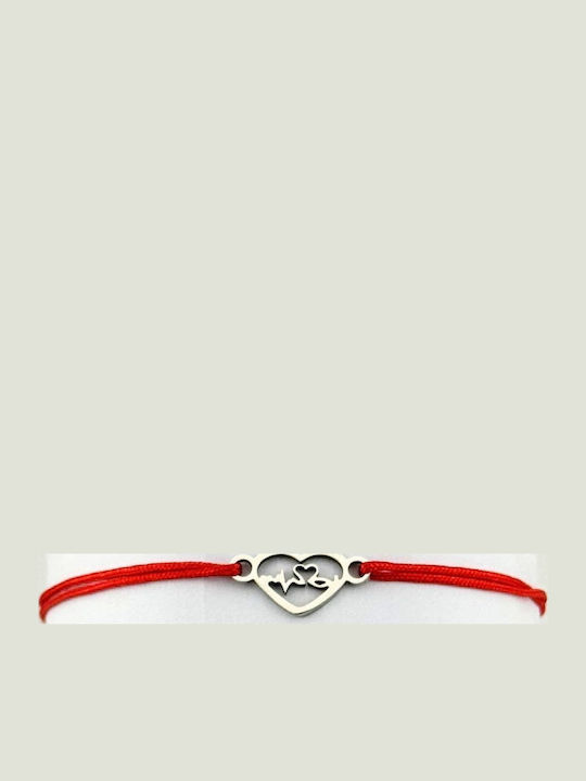 Martisor Bracelet Women Jolie Heart Design Set 12 Pieces Silver Stainless Steel Pendant Adjustable Red Cord Martisor Bracelet Women Jolie Heart Design Set 12 Pieces Silver Stainless Steel Pendant Adjustable Red Cord