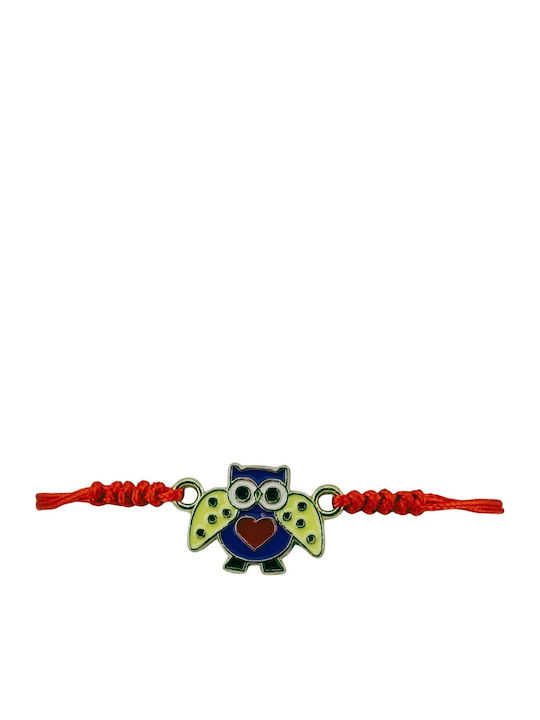 Martisor Bracelet Women Children Jolie Wise Owl Model Heart Set 12 Pieces Enameled Pendant Adjustable Cord Red Multicolor Martisor Bracelet Women Children Jolie Wise Owl Model Heart Set 12 Pieces Enameled Pendant Adjustable Cord Red Multicolor