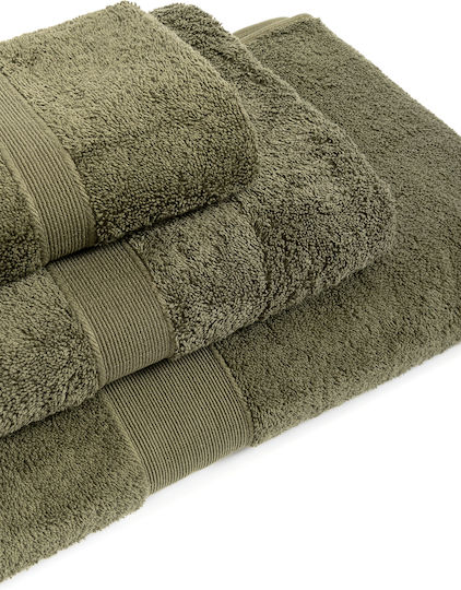 Biokarpet Naf Naf Bonjour Towels Olive Green-30x50