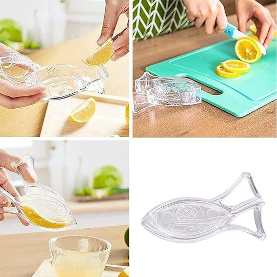 Presă de mână pentru lămâie din plastic 126565