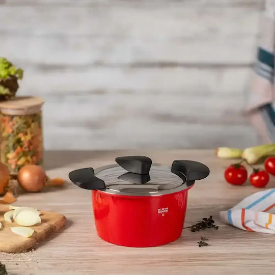 Kuhn Rikon Oală adâncă din oțel inoxidabil 1lt / 14cm