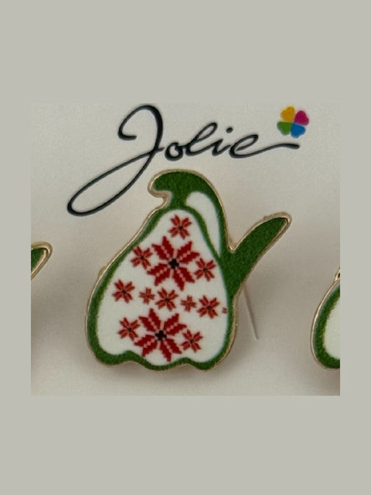 Set 12 Martisor Brooches Children Jolie Snowdrop Model Traditional Motif Multicolor