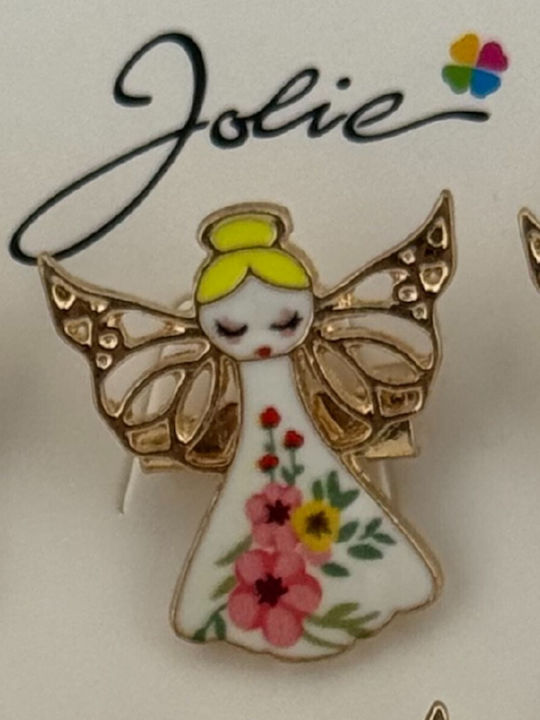 Set 12 Martisor Brooches Children Jolie Angel Design Multicolor