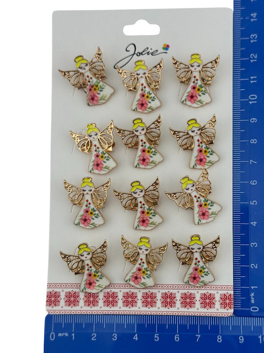 Set 12 Broșe Martisor Copii Jolie Angel Design Multicolore