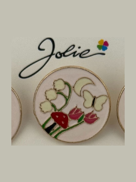 Set 12 Martisor Brooches Children Jolie Spring Design Multicolor