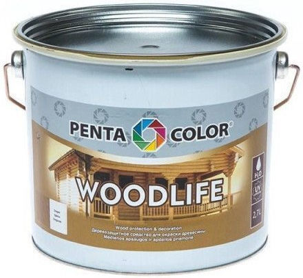 Pentacolor Wasserbasierter Oberflächen-Lackierung Braun 2,7 l