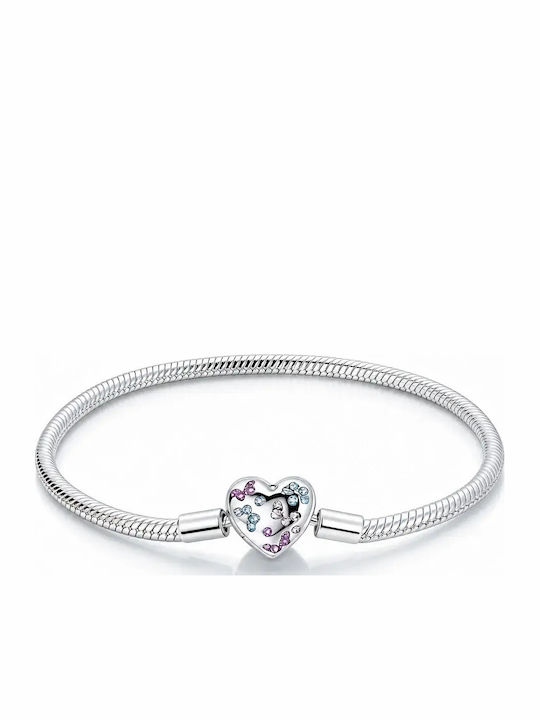 Bracelet Heart Butterflies