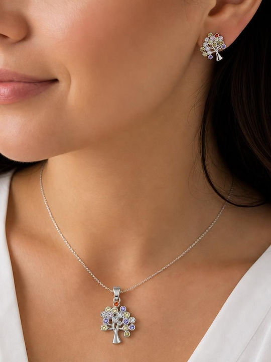Charm Brad din Argint cu Zircon