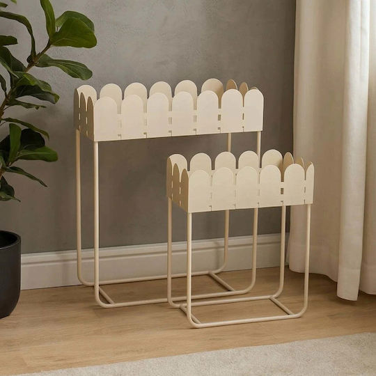 Home&Styling Collection Set 2 Metallische Pflanzgefäße Sammlung Home&Styling Collection