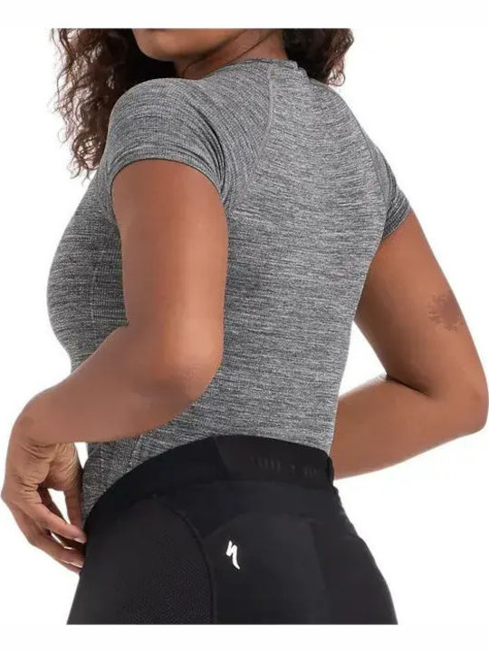 Specialized Tricou Termic Cu Mâneci Scurte Pentru Femei Gri
