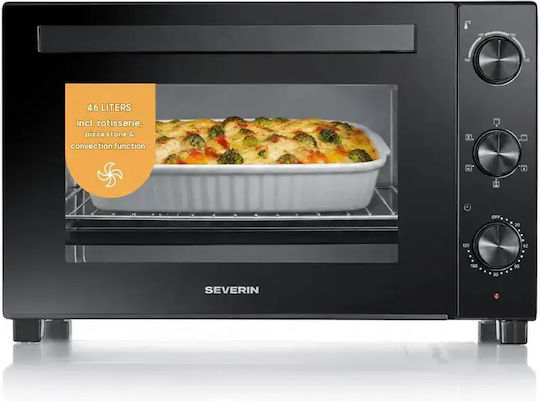 Severin Cuptor electric 46lt fără arzătoare cu aer negru