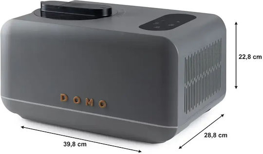 Domo Wood You Mașină de înghețată maro