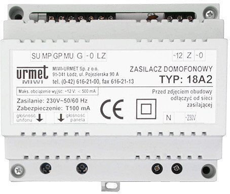 Urmet Audio Intercom Set White