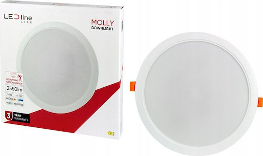 LED line Recessed LED Panel 18W with Cool White Light