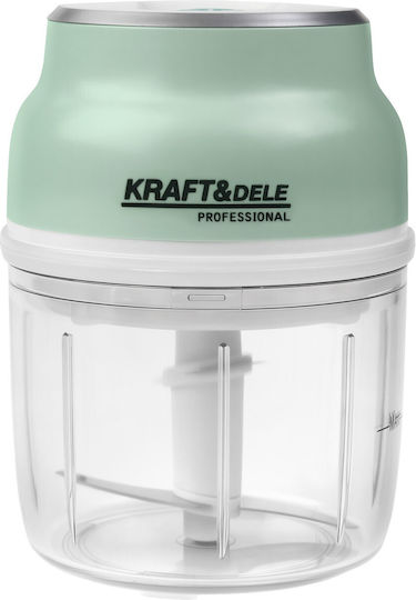 Kraft & Dele Mini Tocatoare Multi 28W cu Recipient 230ml Alb