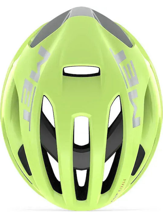 MET Rivale Cască de Bicicletă de Drum Verde