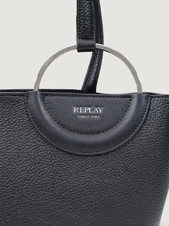 Women's Black Shopper Bag