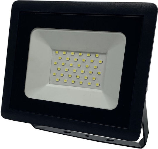 V-TAC Waterproof LED Flood Light 30W Natural White 4000K IP65