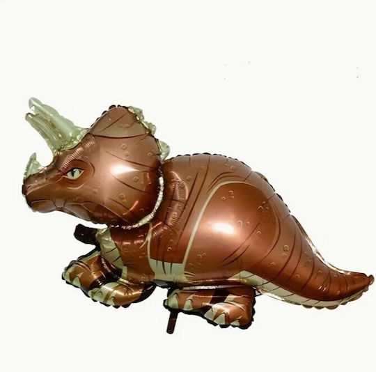Balon Zi De Naștere Dinozauri Folie Maro 47 cm